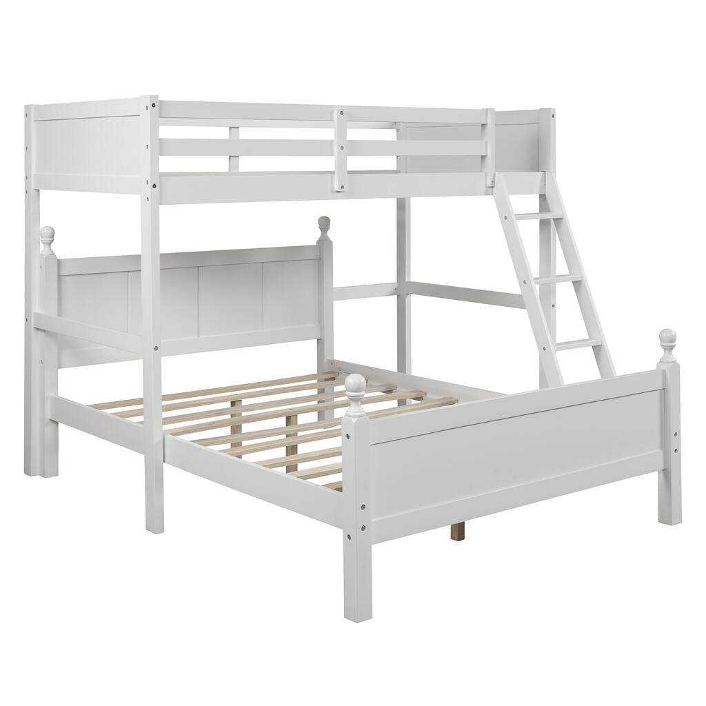 Axel Twin over Full Loft Bed With Cabinet