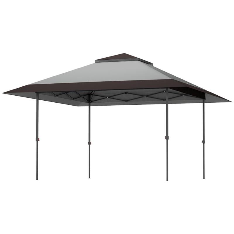 Large UV Protection Outdoor Canopy Tent with Adjustable Height and Metal Frame Included Wheeled Bag