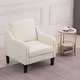 preview thumbnail 88 of 133, VINGLI Mid Century Modern Fabric Accent Chair Beige