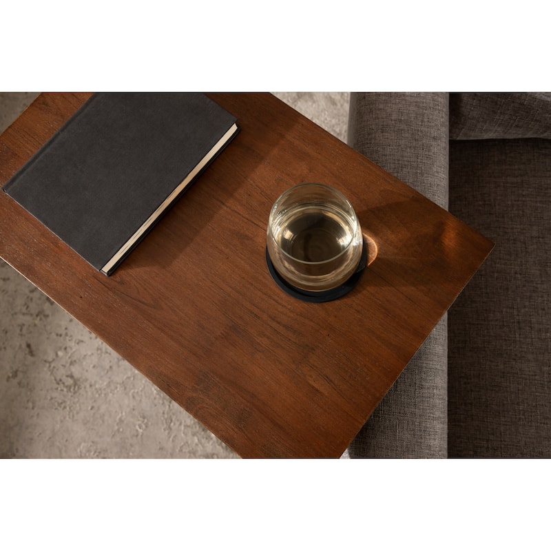 Kate and Laurel Lockridge Metal Base C-Table