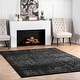 preview thumbnail 27 of 80, Nuloom Wren Traditional Faded Area Rug 10' x 14' - Black