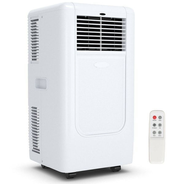 Costway Portable 10000BTU Air Conditioner Cooling Dehumidify Timer Remote w/ Window Kit