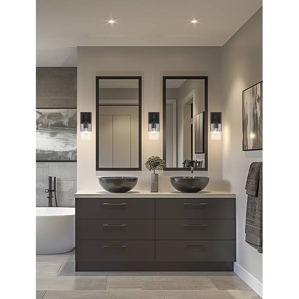slide 2 of 18, Minka Lavery Binsy - 1 Light Bath Vanity in Coal Finish