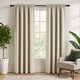 preview thumbnail 78 of 82, Deconovo 2-Pack Thermal Room Darkening Rod Pocket Curtains 34W x 63L - Beige