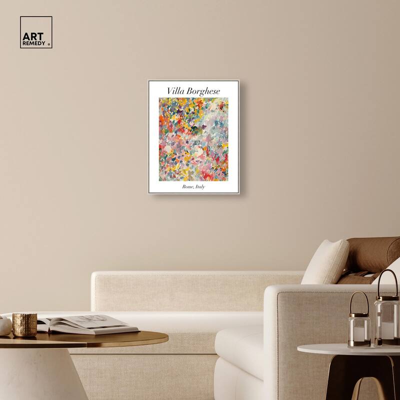 Villa Borghese Canvas by Art Remedy