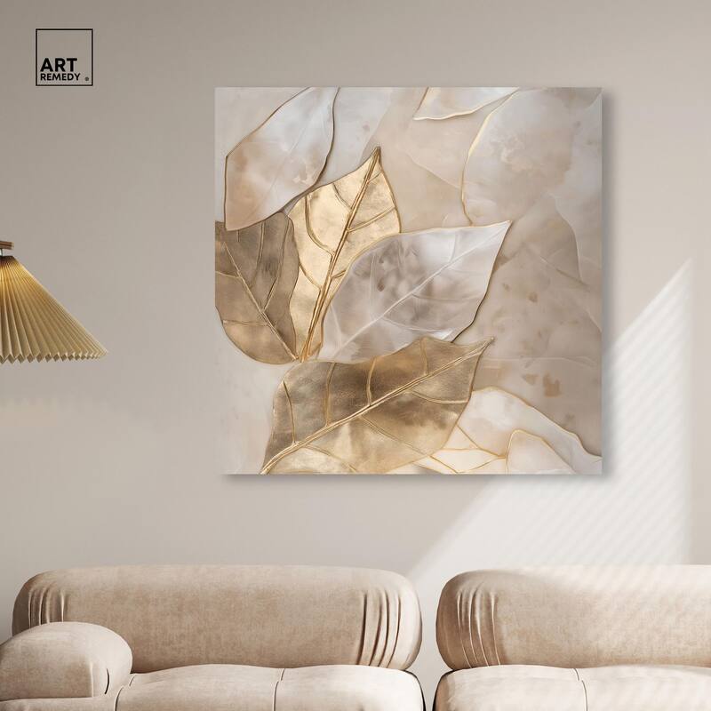Golden Boughs Canvas by Art Remedy, Gallery Wrapped