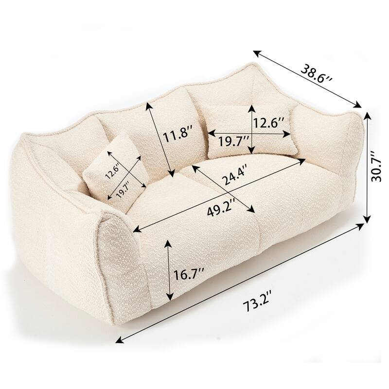 Comfortable Square Design Soft Bean Bag chair