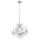 preview thumbnail 6 of 4, Maria Theresa 4 Light Clear Crystal Chrome Mini Chandelier - 16.5'' W x 15'' H