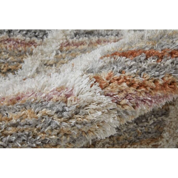 Wedev Power Loomed Geometric Modern Stain Resistant Soft Durable Area Rug By HomeRoots - 8' x 10'