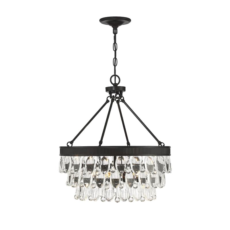 Savoy House Windham 4 Light 20" Wide Crystal Chandelier