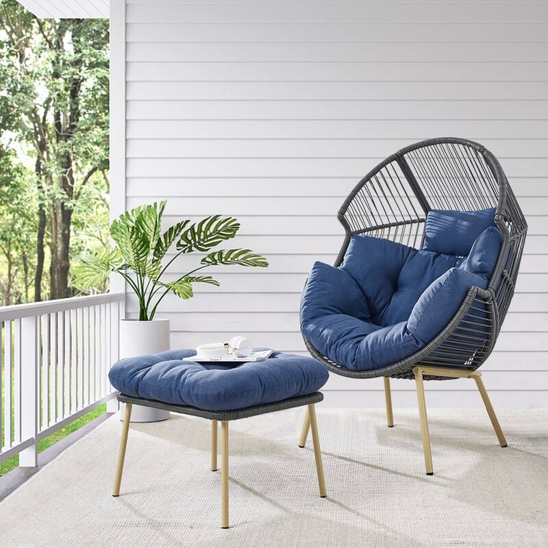 Pocassy Outdoor Egg Chair Garden Funiture
