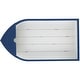 preview thumbnail 19 of 24, White Wood Distressed Foldable Tray Top Boat Accent Table with Oar Leg