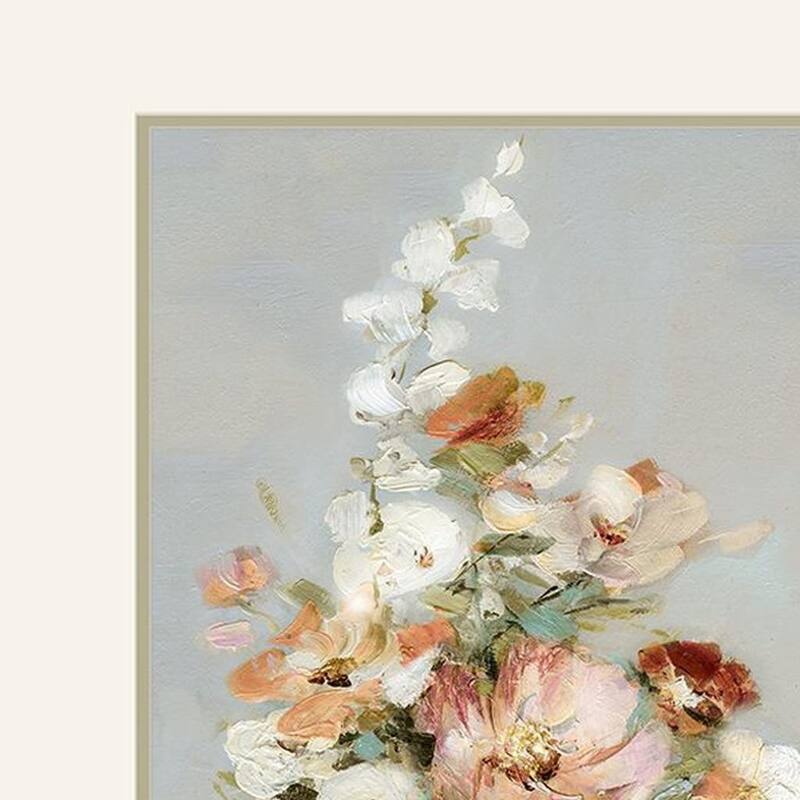 HomeRoots Set Of Two Country Arrangement Distressed Gold Framed Wall Art