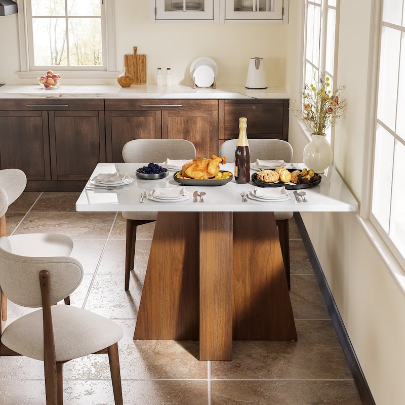 47.2'' Rectangular Dining Table for 4-6 People - 47.2'' W × 31.5'' D × 30.3'' H - 47.2'' W × 31.5'' D × 30.3'' H