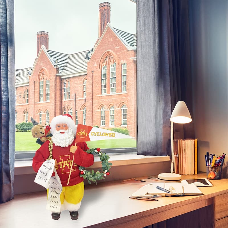 12" Iowa State Proud Santa