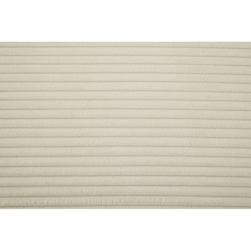 98.40" Corduroy L-Shaped Sofa