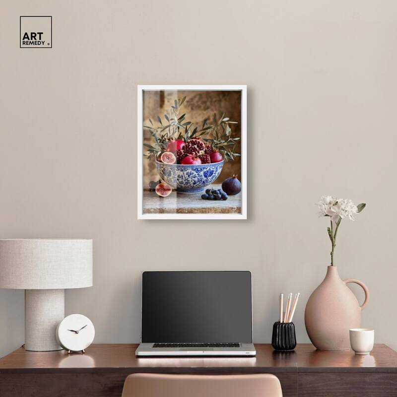 Grape Gathering Shadowbox by Art Remedy