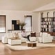 preview thumbnail 1 of 17, Octavio Sectional 5-Seat Modern Modular Sofa With Solid Wood Base and Ottoman by HULALA HOME Beige