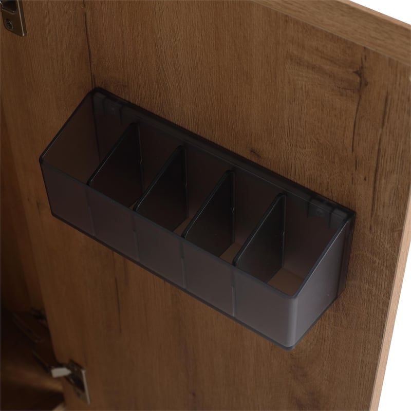 Bathroom Vanity With Sink In 24/30 Inch, Freestanding Bathroom Vanity With Soft Close Door And Adjustable Shelves