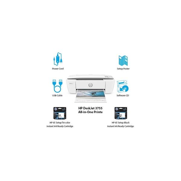 Shop Hp Deskjet 3755 All In One Printer Deskjet 3755 All In One Mfp Overstock 15149066
