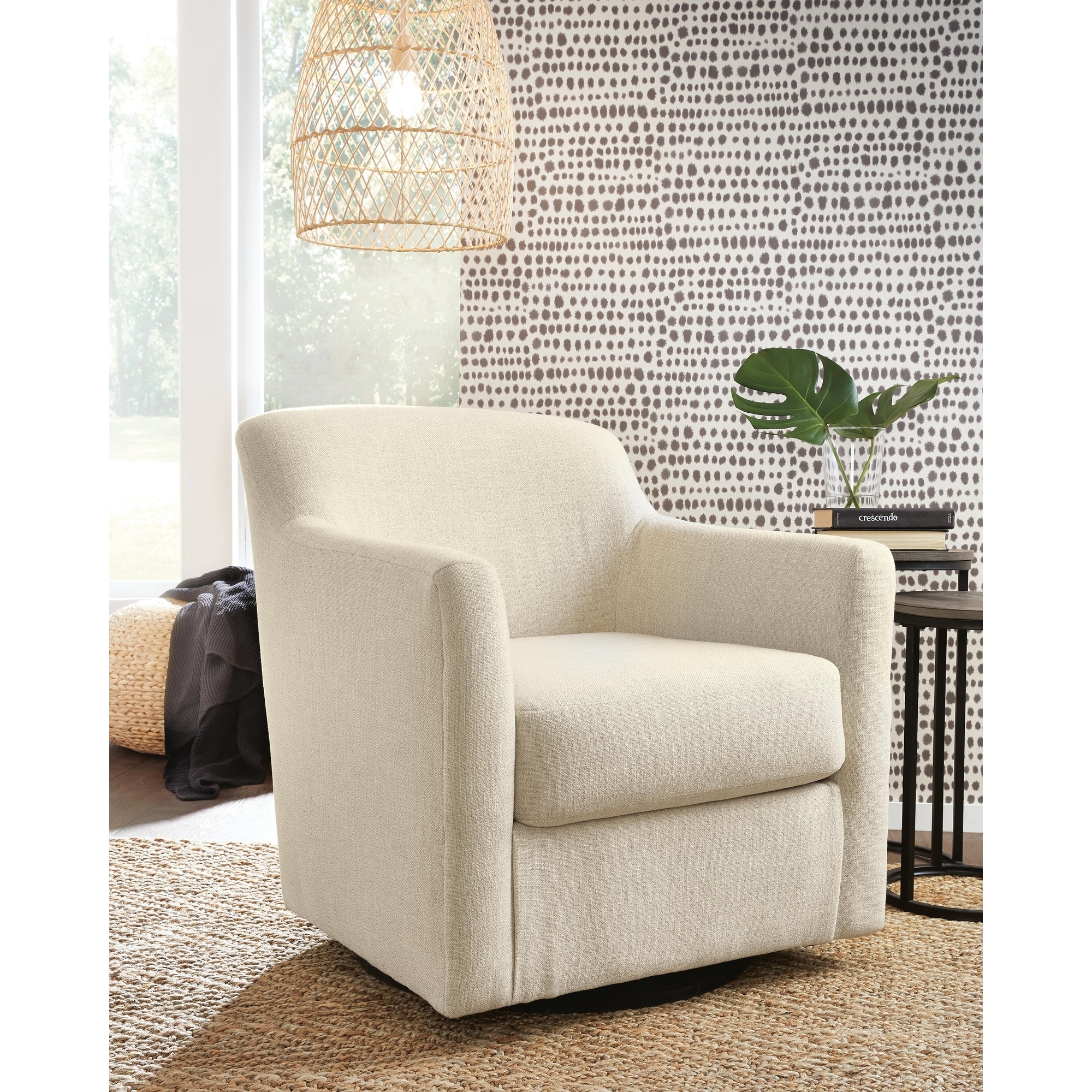Bradney Swivel Accent Chair - 29"W x 32"D x 33"H