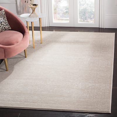 SAFAVIEH Carnegie Luvinia Distressed Oriental Rug - Light Beige/Cream - 5'1" x 7'6"