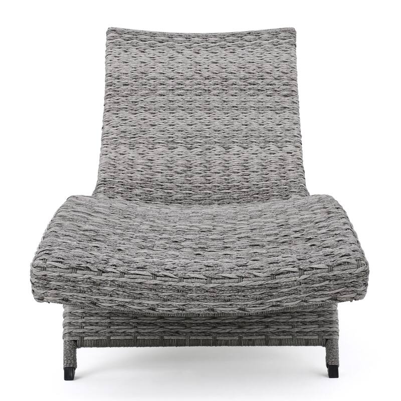 Crete Wicker Chaise Lounge