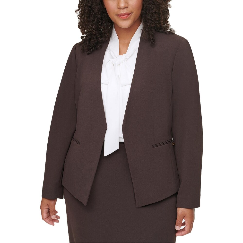 calvin klein plus size blazer