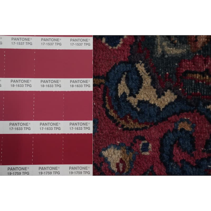 Hand Knotted Oriental 100% Wool Carpet Traditional Floral Beige & Ivories Kerman Area Rug - 15' 5'' X 10' 9''