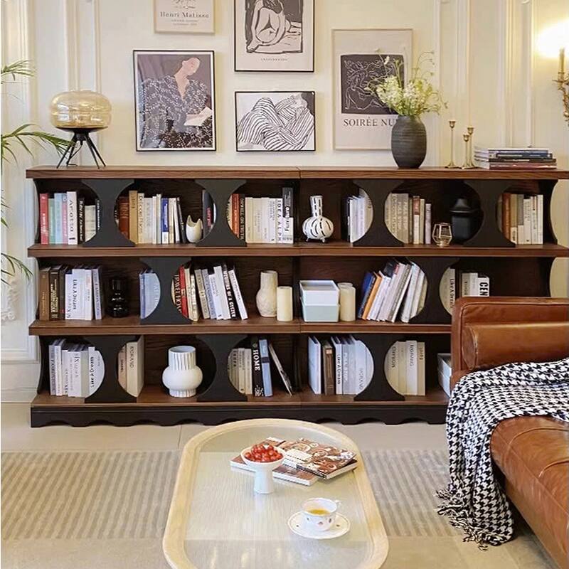 Modern 3-Tier Asymmetrical Bookshelf/Display Shelf