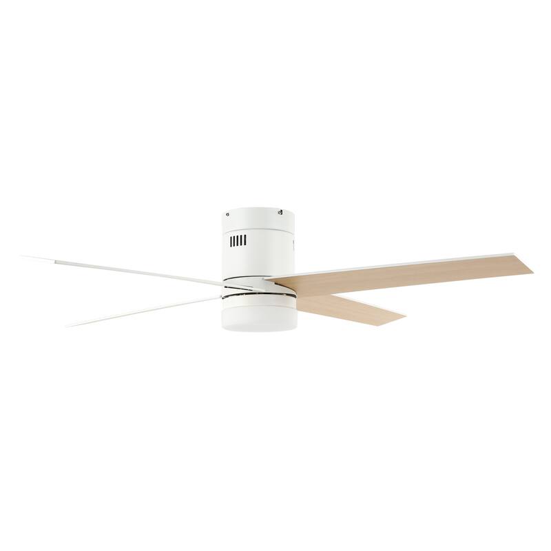 WINGBO 52 inch Indoor Hugger Ceiling Fan with LED Light & Remote...