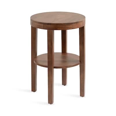 Kate and Laurel Talcott Round Wood Side Table