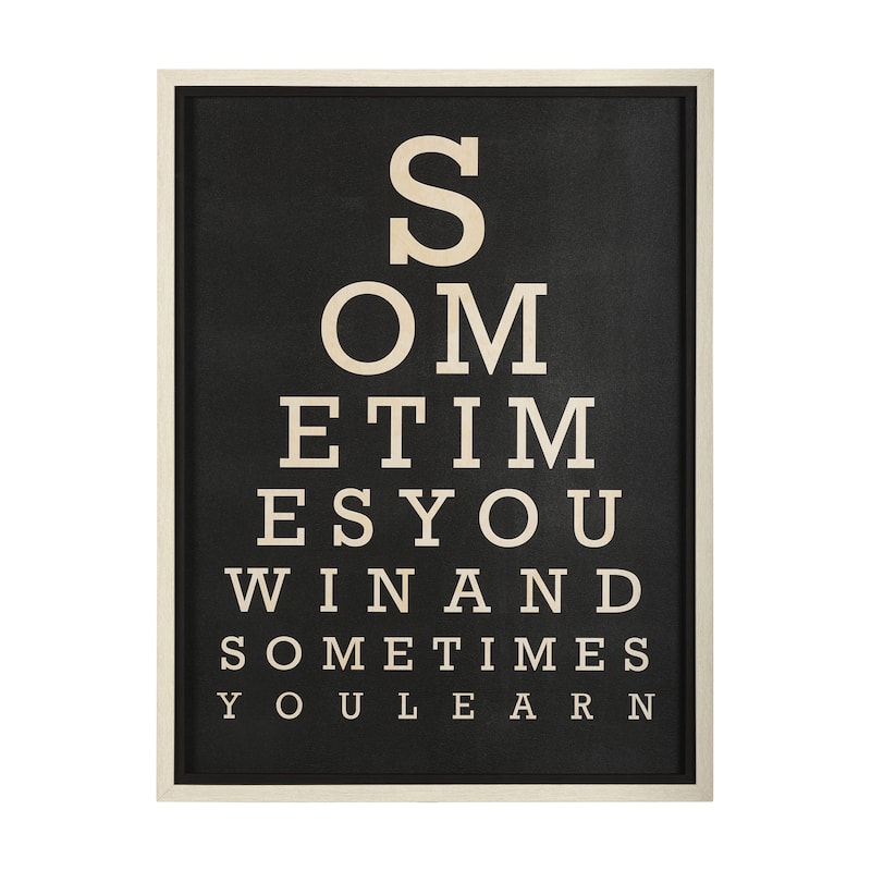 You Win Framed Art Print