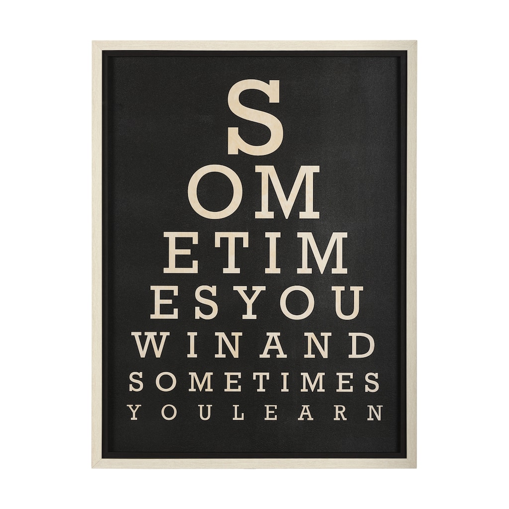You Win Framed Art Print