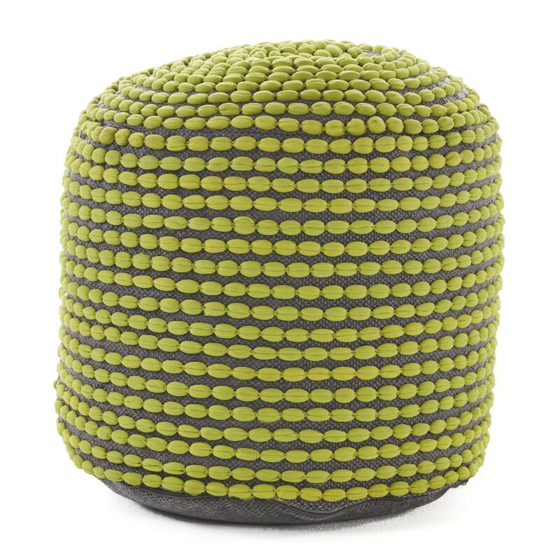 River Water Resistant Hcrafted Cylindrical Pouf,Comfortable choice, multiple functions, classic design, and cozy corners