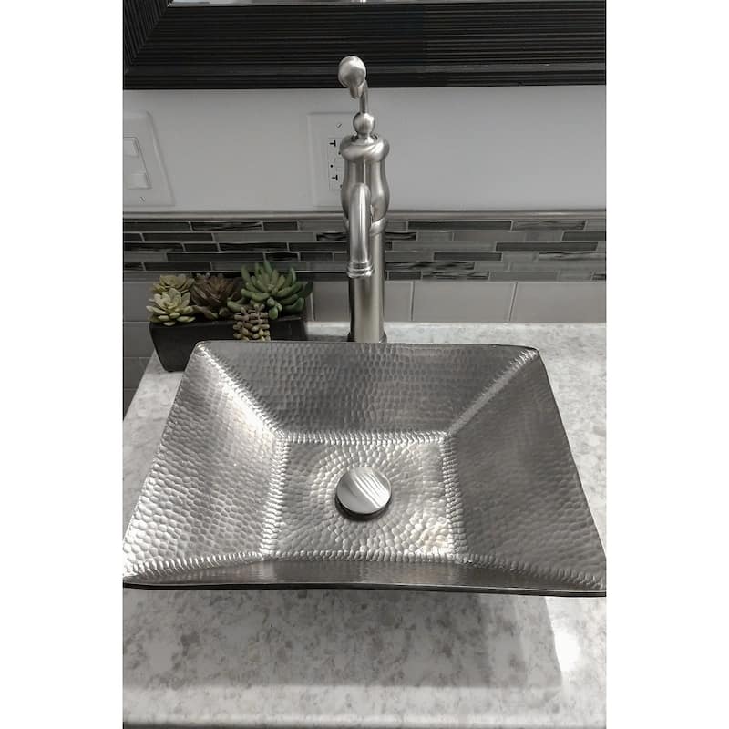 1.5-in Non-Overflow Pop-up Bathroom Sink Drain in Brushed Nickel (D-208BN)