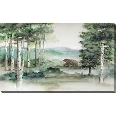 "Bear Mountain (Horizontal)" by Nan Print on Canvas