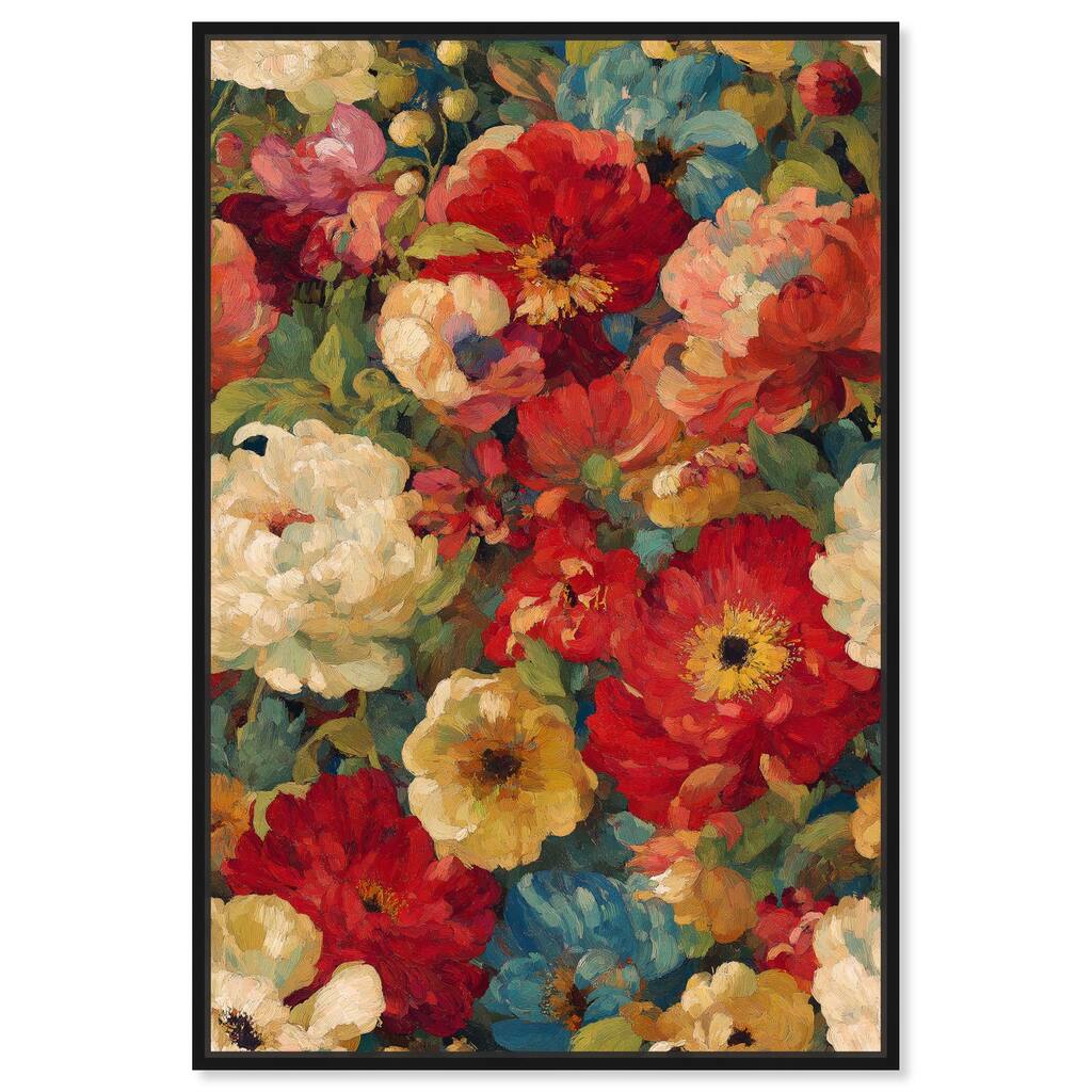 Garden Tapestries II Canvas by Art Remedy