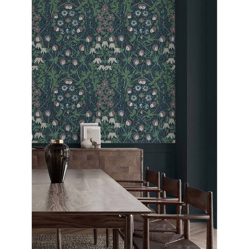 NextWall Tulip Garden Peel and Stick Wallpaper