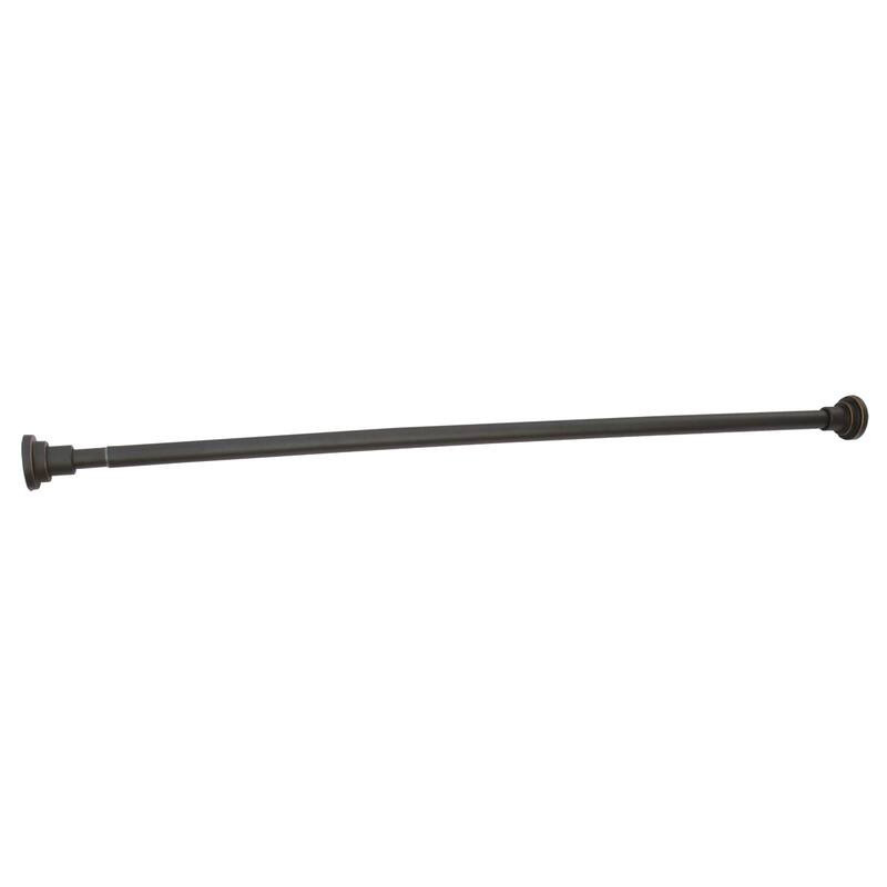 Design House 560920 Classic Adjustable 43 to 72-inch Shower Rod for Bathroom Oil Rubbed Bronze - Oil Rubbed Bronze
