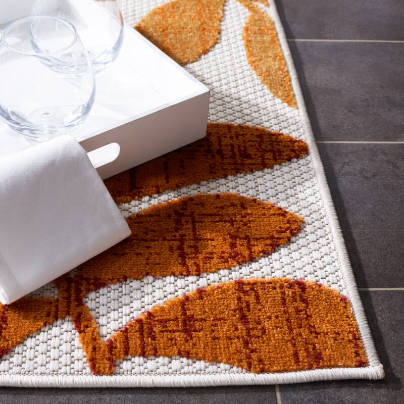 SAFAVIEH Cabana Laila Indoor/ Outdoor Waterproof Patio Floral Rug