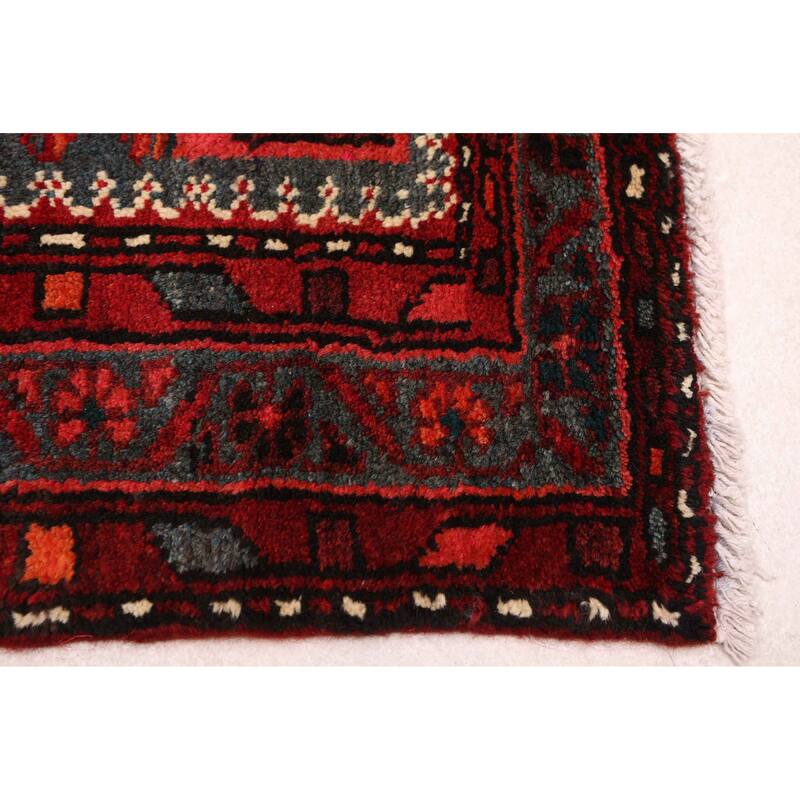 ECARPETGALLERY Hand-knotted Andelz Red Wool Rug - 3'6 x 6'7