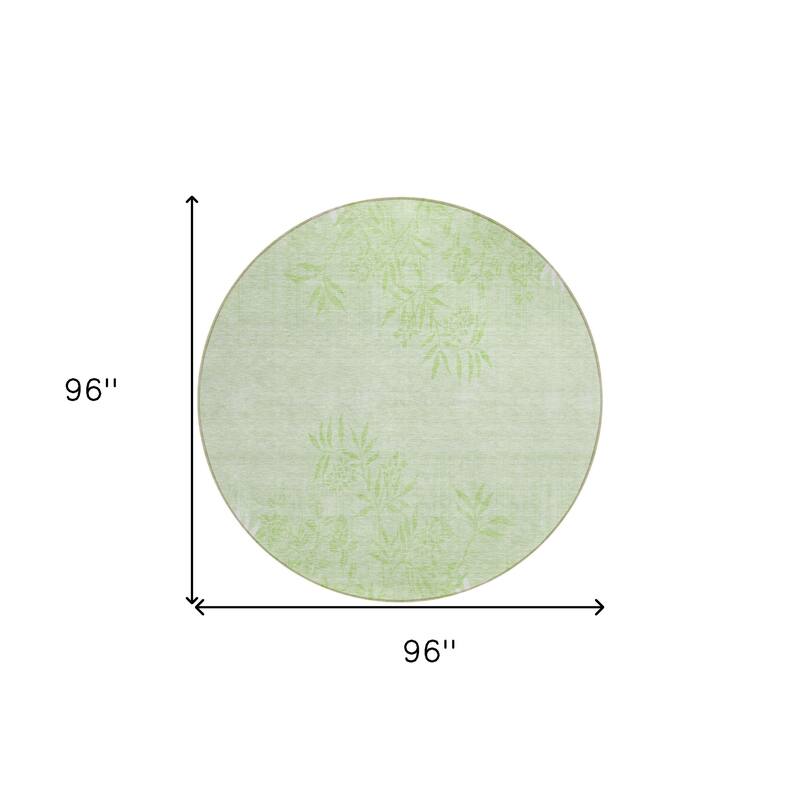 HomeRoots Floral Transitional Rectangle Outdoor Rug