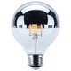 preview thumbnail 1 of 1, 5.5 Watt G25 LED Medium Base 2700K CCT Silver Crown 60 Watt Replacement Silver