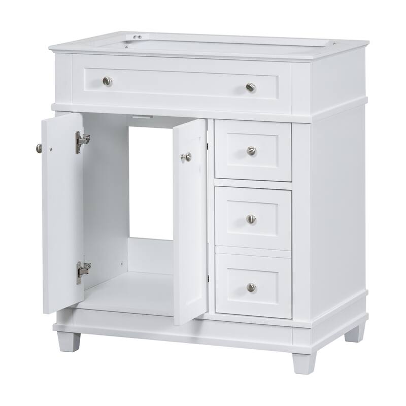 30" Free Standing Bathroom Vanity Cabinet