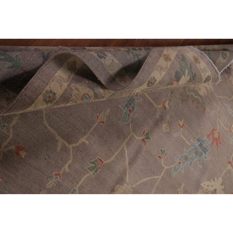 Oushak Oriental Large Area Rug Hand-Knotted Wool Carpet - 10'2" x 13'6"
