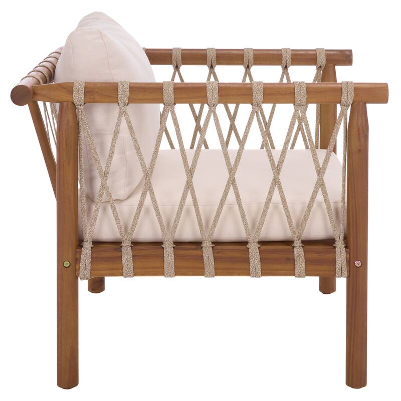 SAFAVIEH Outdoor Living Sabrina Chair (Set of 2) - 29"W x 31"D x 26"H