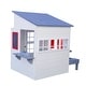 preview thumbnail 4 of 2, KidKraft Modern Outdoor Playhouse - White - N/A