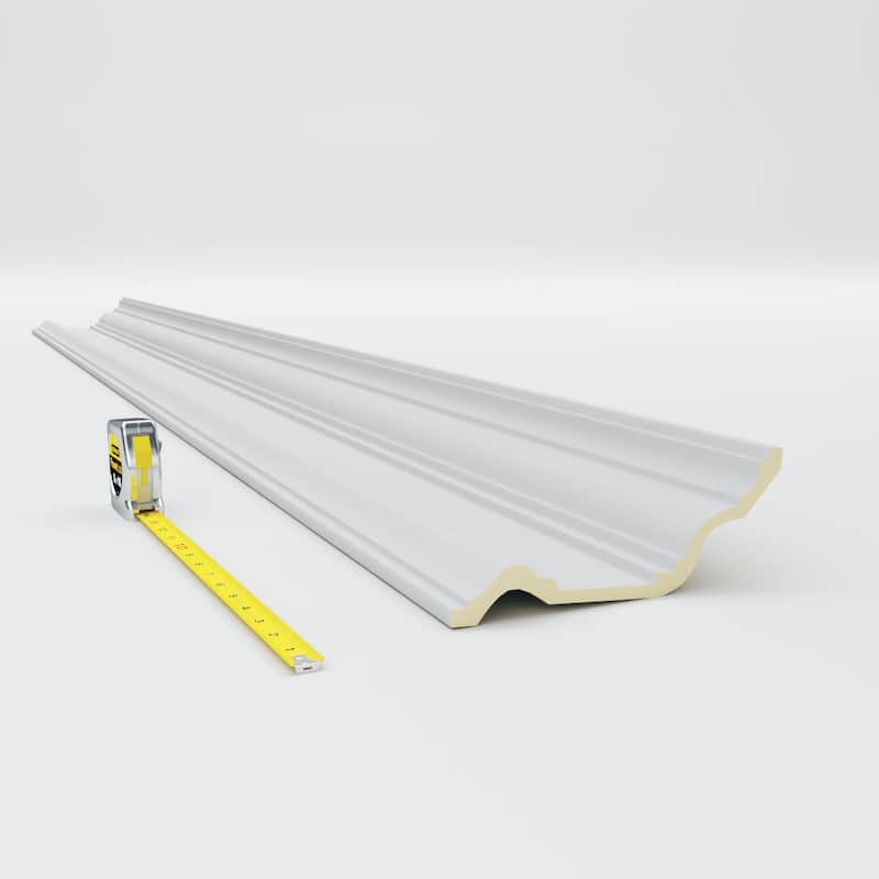 Antonio Traditional Crown Moulding - 4"H x 9"P x 10 1/4"F x 94 1/2"L