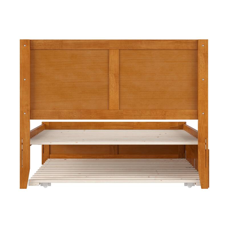 Canyon Full Platform Bed with Matching Footboard & Full Trundle